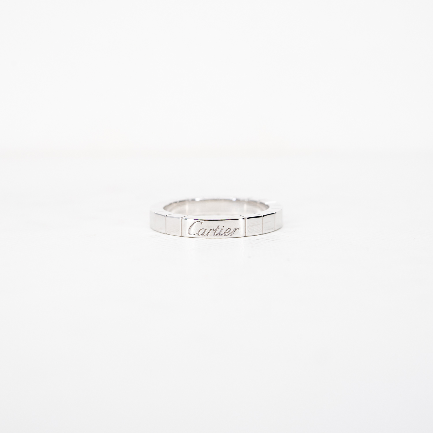 แหวน Cartier Lanieres ทองขาว18K ไซส์ 50# (Used)