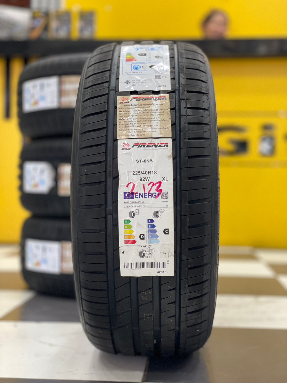 ยางใหม่FIRENZA ST01A 225/40R18 ยางใหม่ปี2023 (4 เส้น)🔥🔥PROMOTION🔥🔥