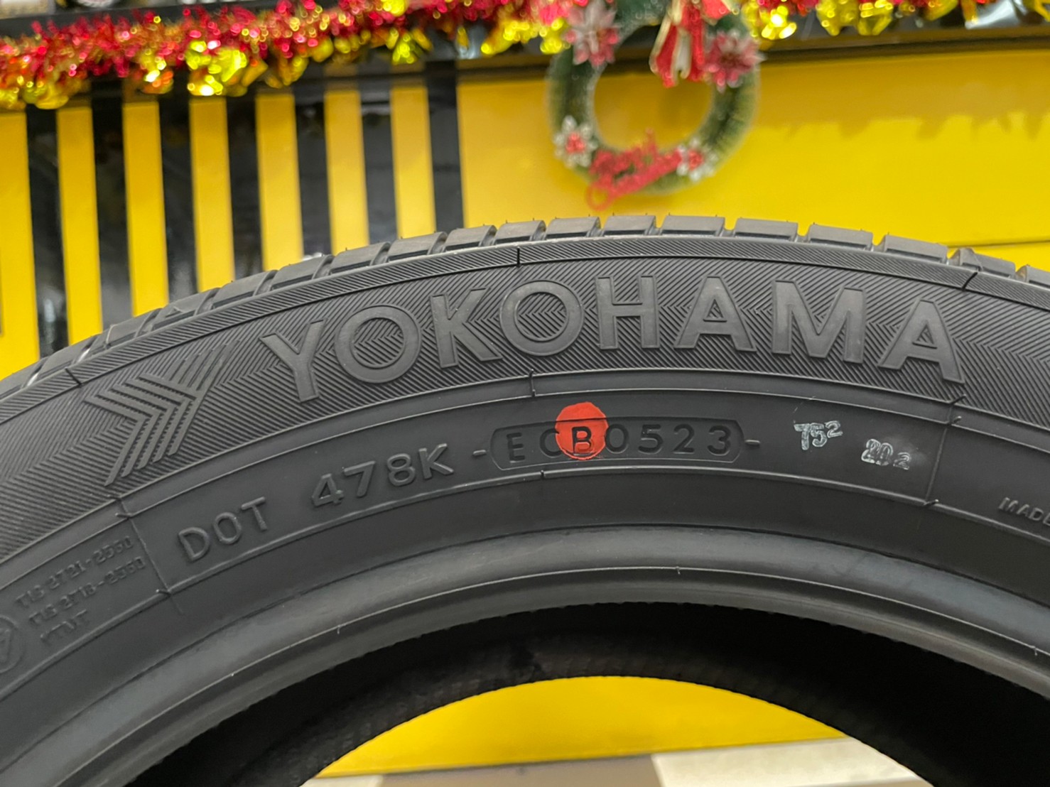 ยางใหม่YOKOHAMA ADVAN DB E70 205/55R16 ยางใหม่ปี2023