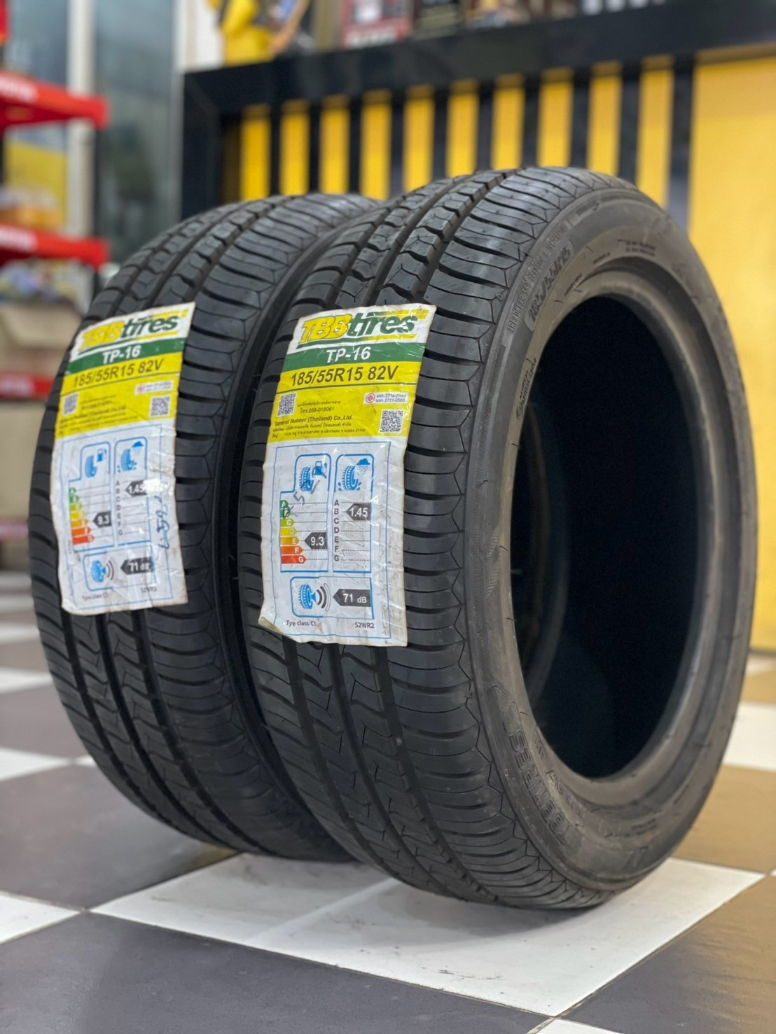 ยางใหม่ #TBB_TIRES 185/55R15 ยางใหม่ปี2021 มี2เส้น 1400บาท