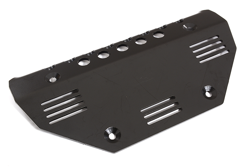 INT-C30609BLACK Stainless Steel Front Skid Plate for Traxxas TRX-4 Scale & Trail Crawler