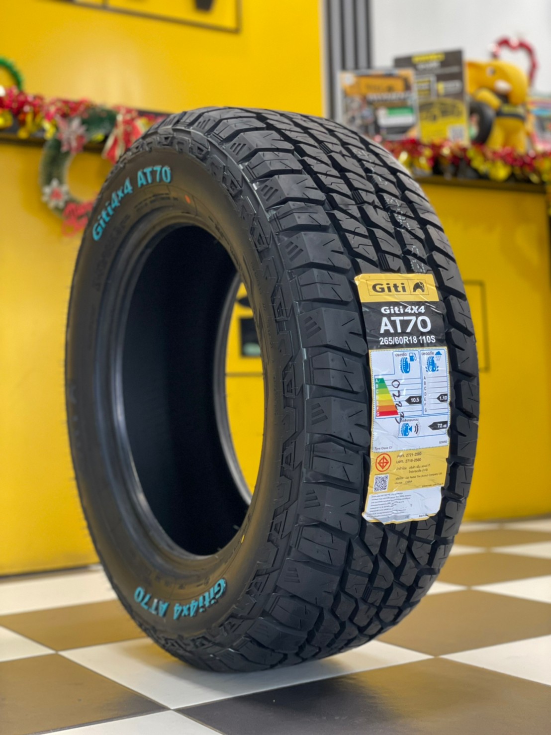 🐘GITI 🐘4x4AT70 265/60R18 ยางใหม่ปี2023 ราคาโปรโมชั่นพิเศษ พร้อมติดตั้งฟรี