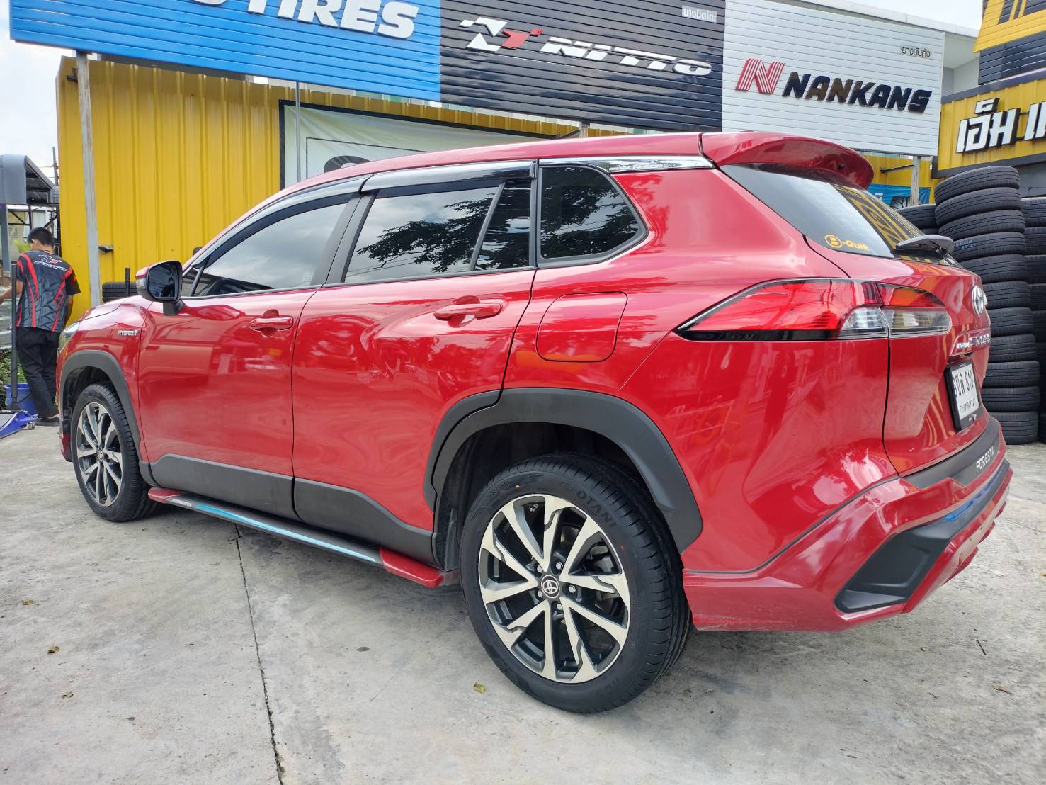 🚘#TOYOTA_CROSS เปลี่ยนยาง 🛞 #OTANI_KC2000_225/50R18