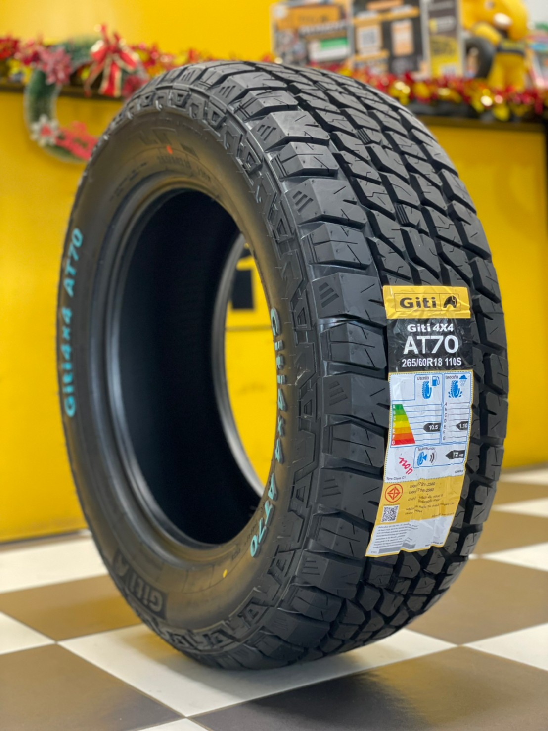🐘GITI 🐘4x4AT70 265/60R18 ยางใหม่ปี2022 ราคาโปรโมชั่นพิเศษ พร้อมติดตั้งฟรี