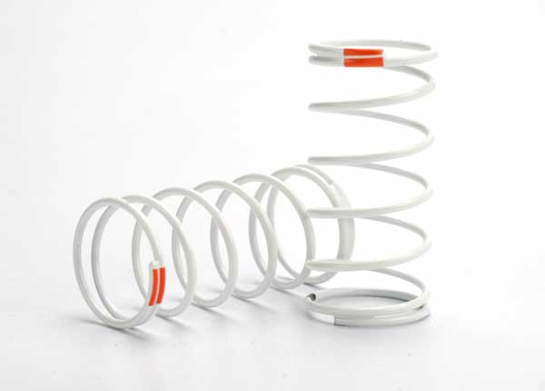 5428 Spring, shock (white) (GTR) (front) (0.9 rate orange) (1 pair)