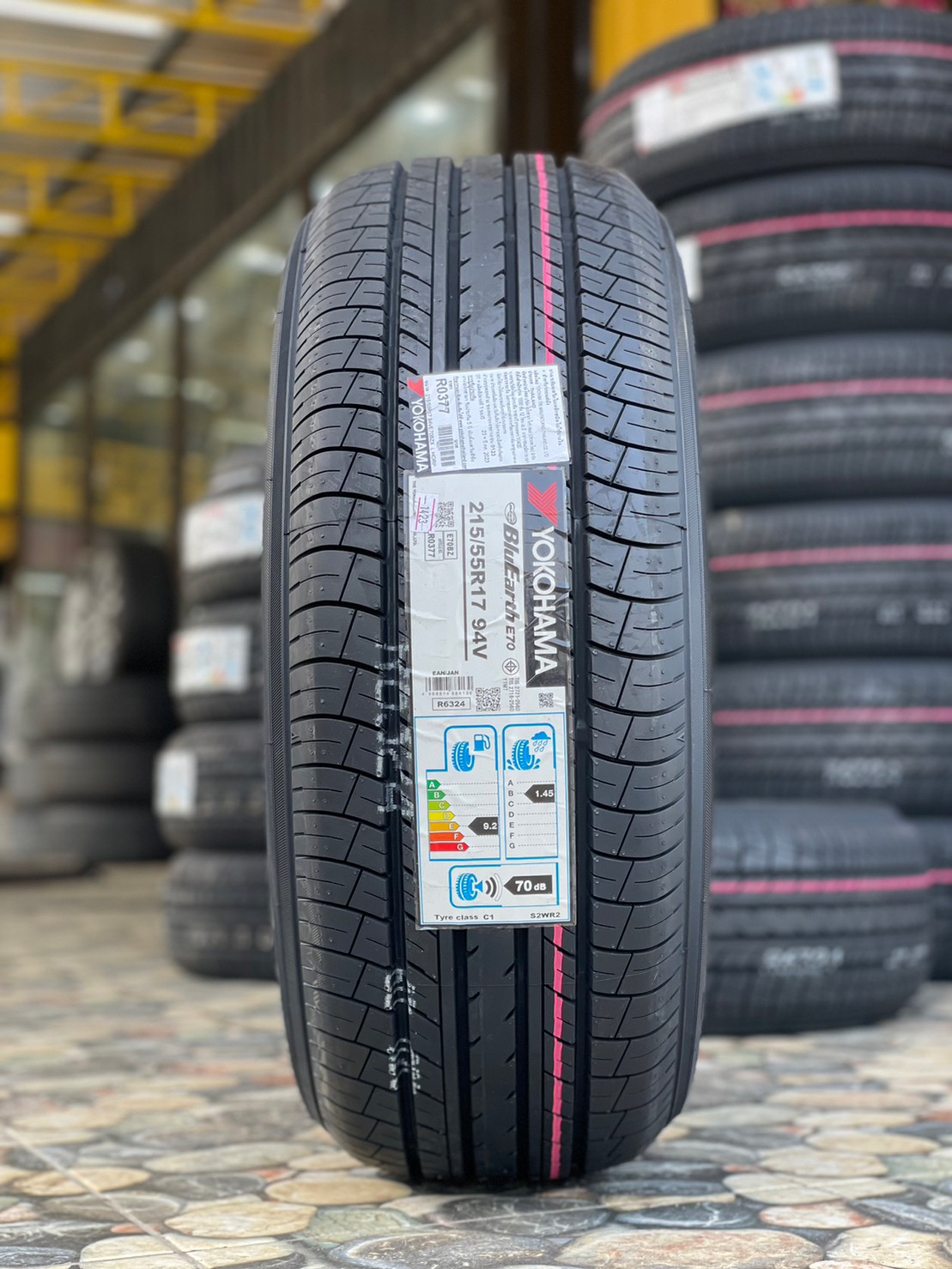 YOKOHAMA E70 215/55R17 ยางใหม่ปี2023