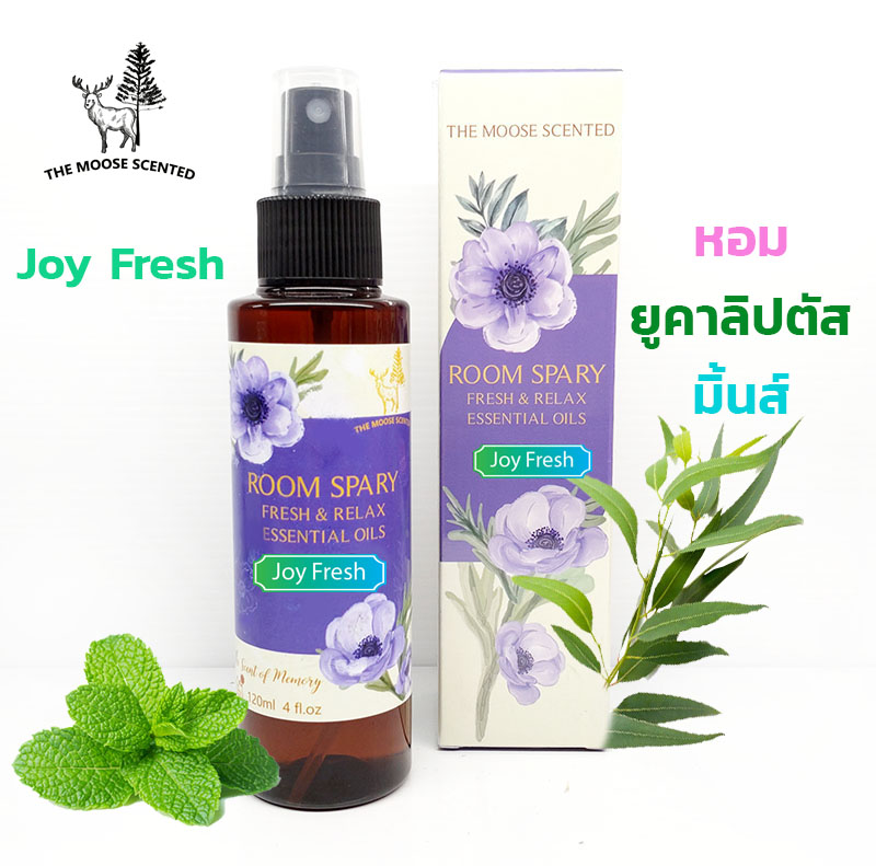 สเปรย์หอมกลิ่น Joy Fresh หอมยูคาลิปตัส และมิ้นส์