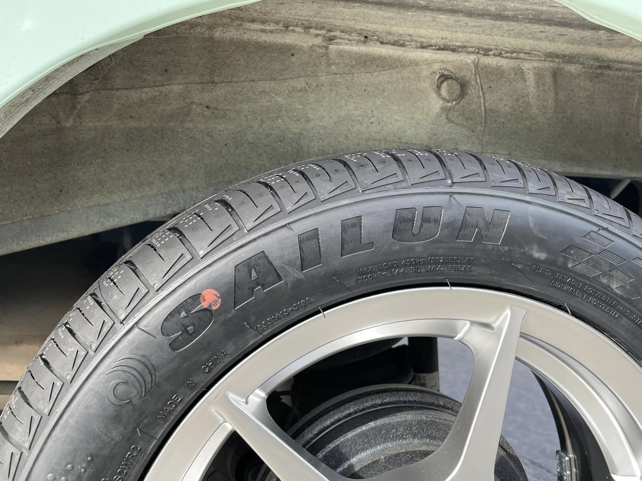 #DAIHATSU_HIJET CARGO🛠 #SAILUN_STREZZO_ELITE 185/55R14 #ล้อSSW204 #P1 14X5.5 ET38 4X100 HP