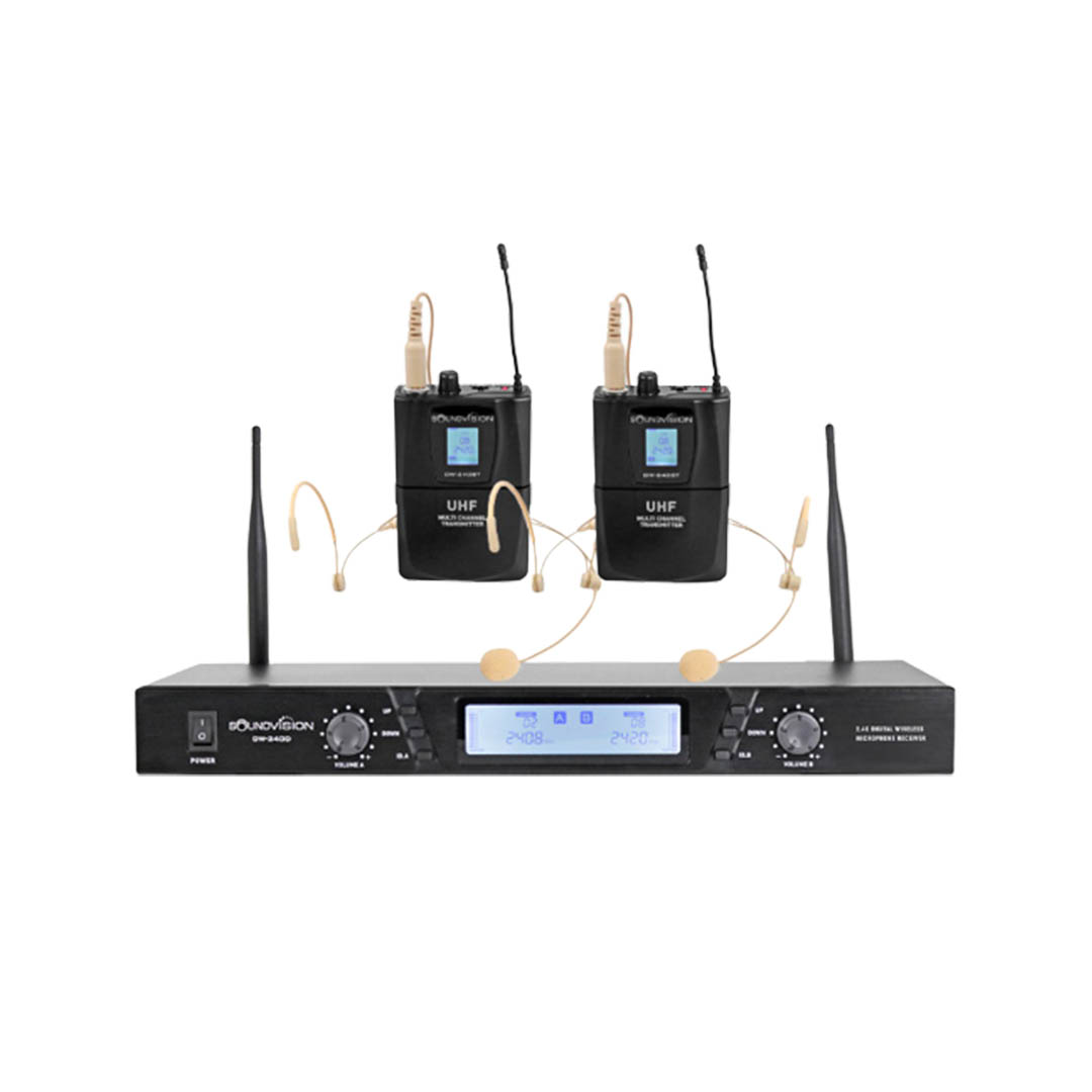 SoundVision DW-240D/BT 2.4GHz Digital Wireless Microphone Systems (Body-Pack Transmitter)