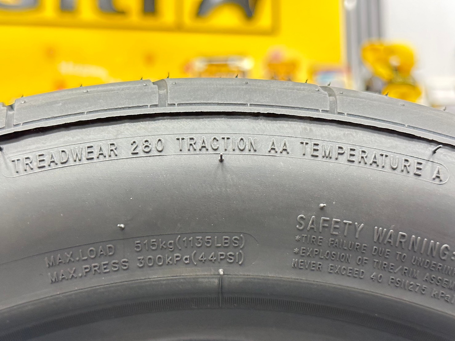 KINTO FORZA 001 Treadwear 280 195/55R15 ยางใหม่ปี2024