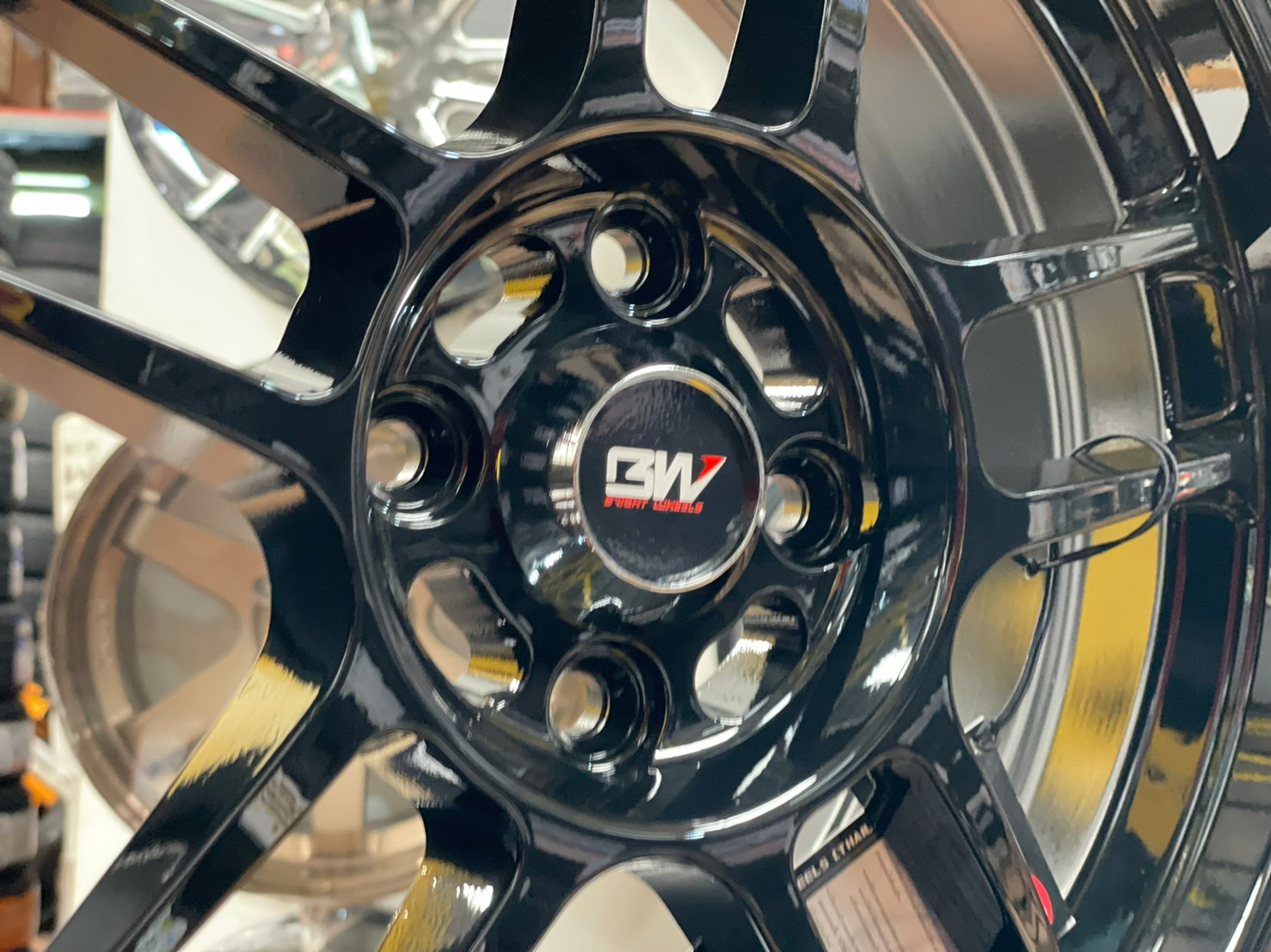 ล้อแม็กซ์ขอบ15 ลายRacing Hart CP035 Brightwheels BW51 ขอบ15 กว้าง7 ออฟ35 4รู100 สีดำเงา(F/B)