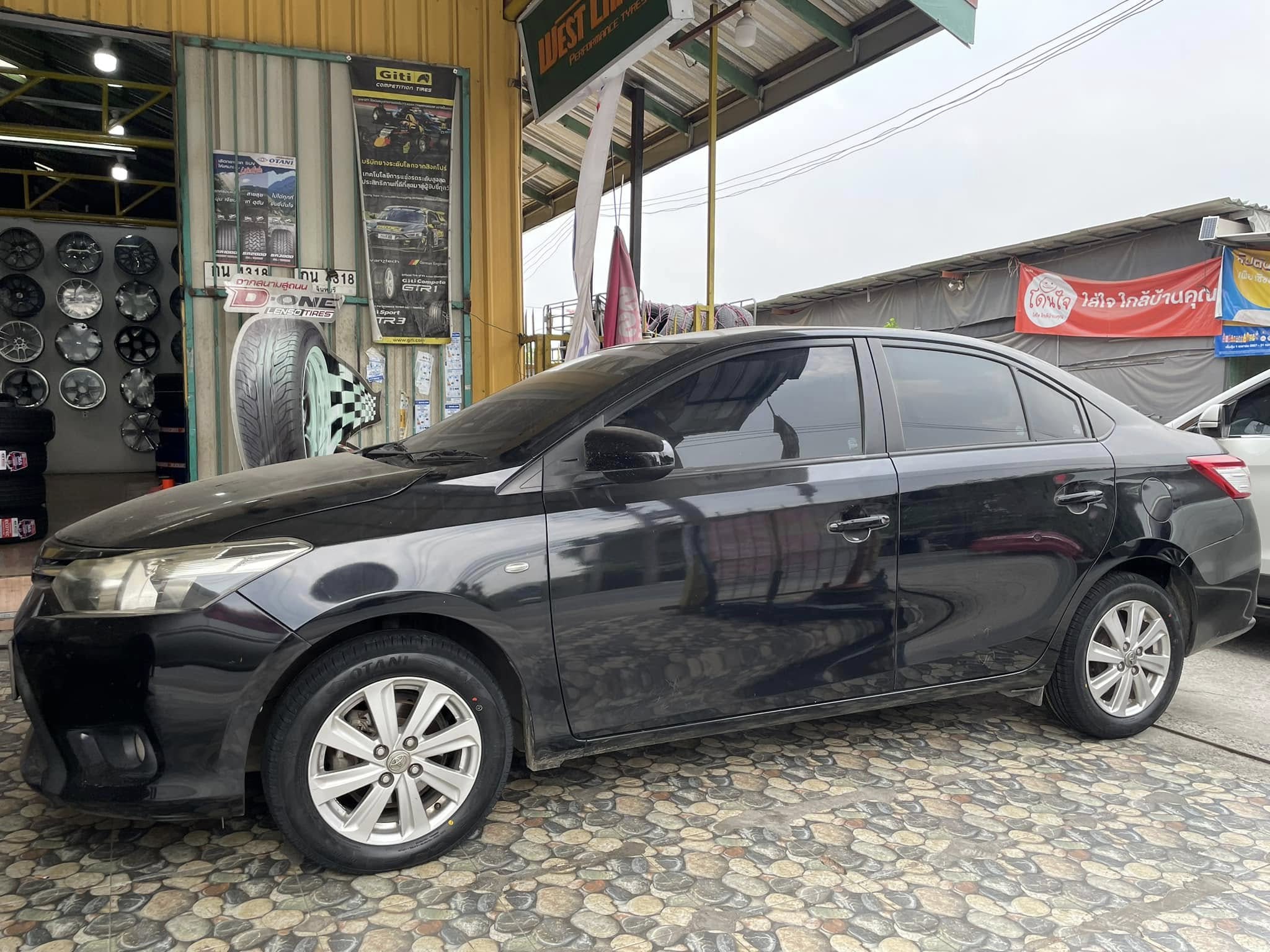 🚘 #TOYOTA_VIOS🛞เปลี่ยนยาง #OTANI #KN1000EK1000 185/60R15