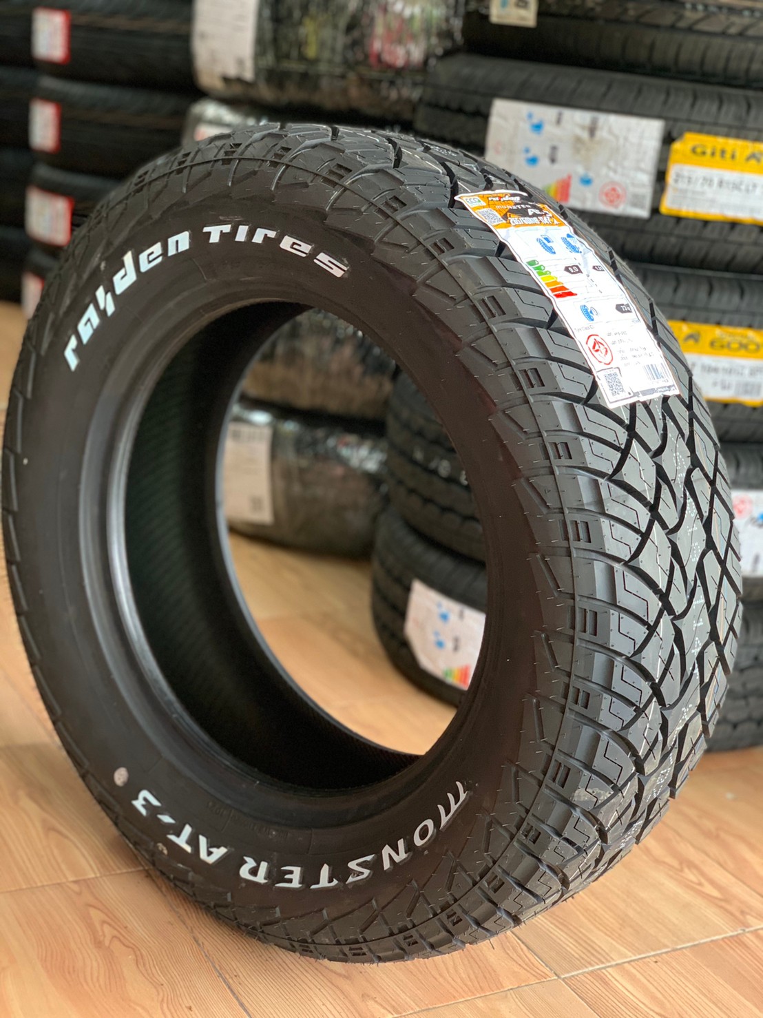 RAIDEN MONSTER AT3 265/60R18 ยางลายใหม่ มิติใหม่ของยาง all terrain