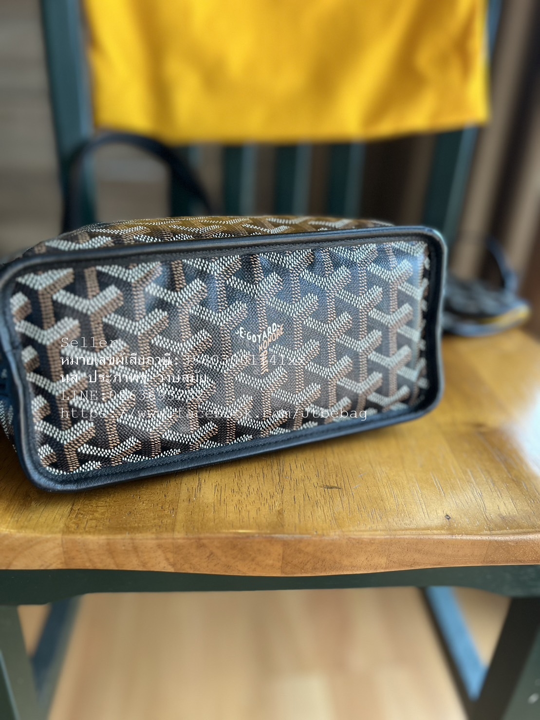 Goyard Anjou Mini Bag มือสอง สีดำ