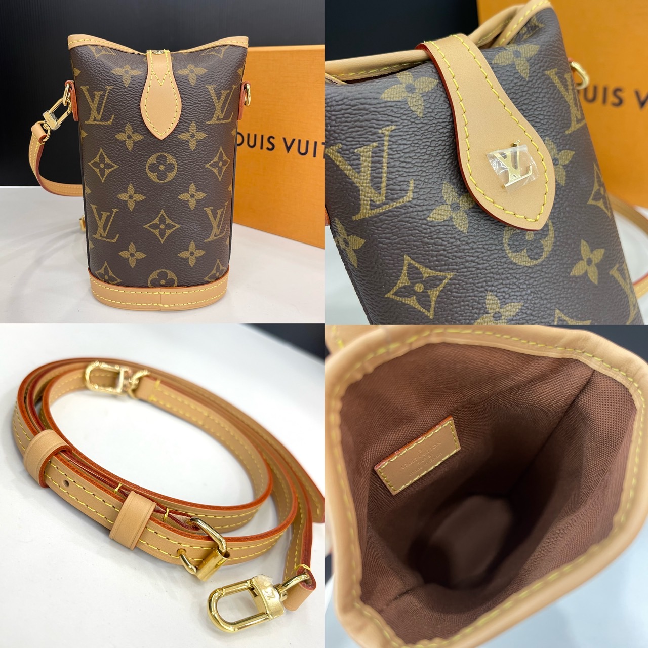 Lv Fold Me Pouch ของแท้