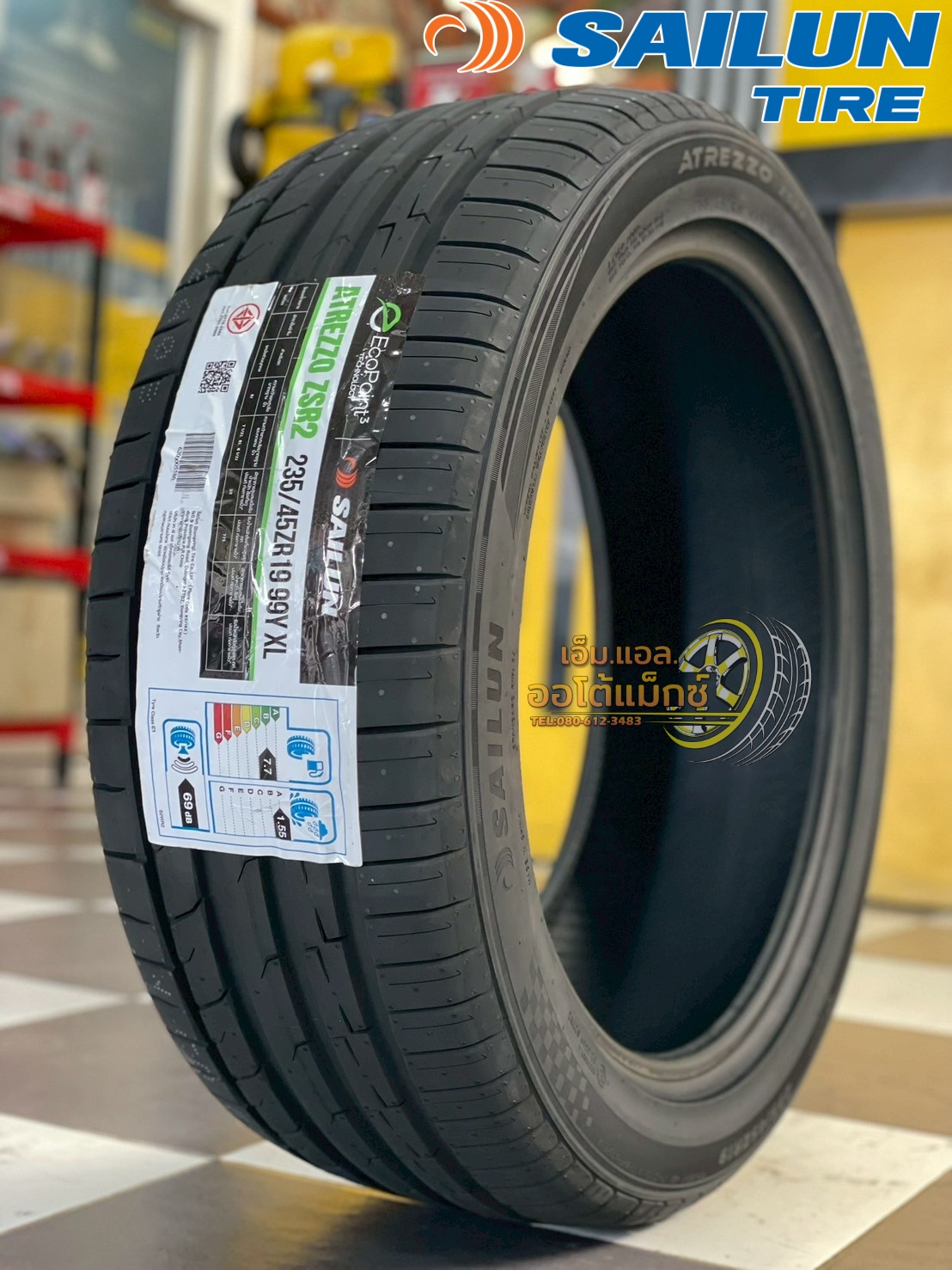 🔥#Ecopoint3 By Sailun #ZSR2 235/45R19 ยางใหม่ปี2025🔥
