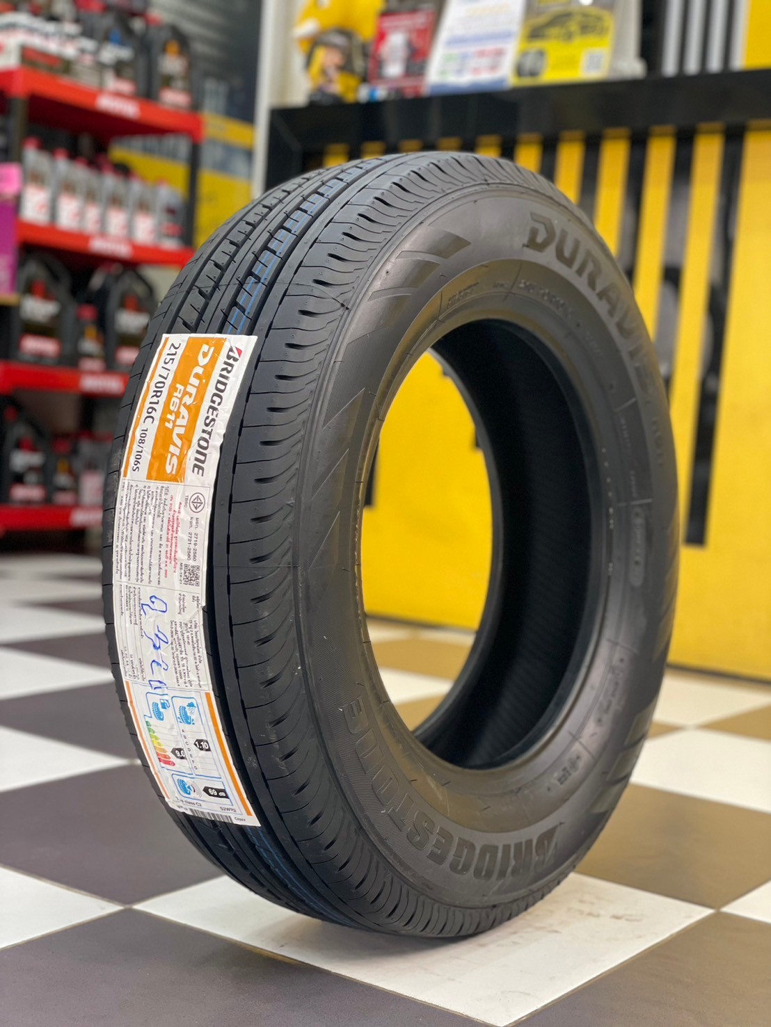 🔥🔥#Bridgestone Duravis R611 215/70R16 ยางใหม่ปี2024