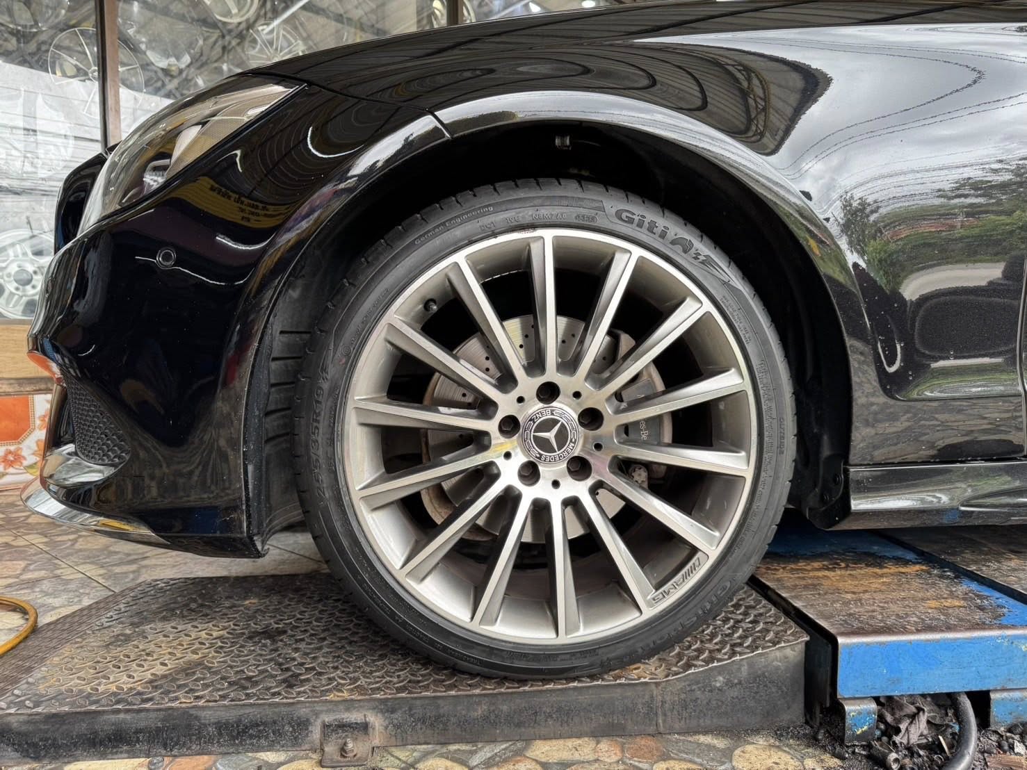 BENZ_CLS250d🚘เปลี่ยนยาง 🛞🐘#GITI_SportS2_255/35R19 ❤️ 🛞 #GITI_SportS2_275/35R19