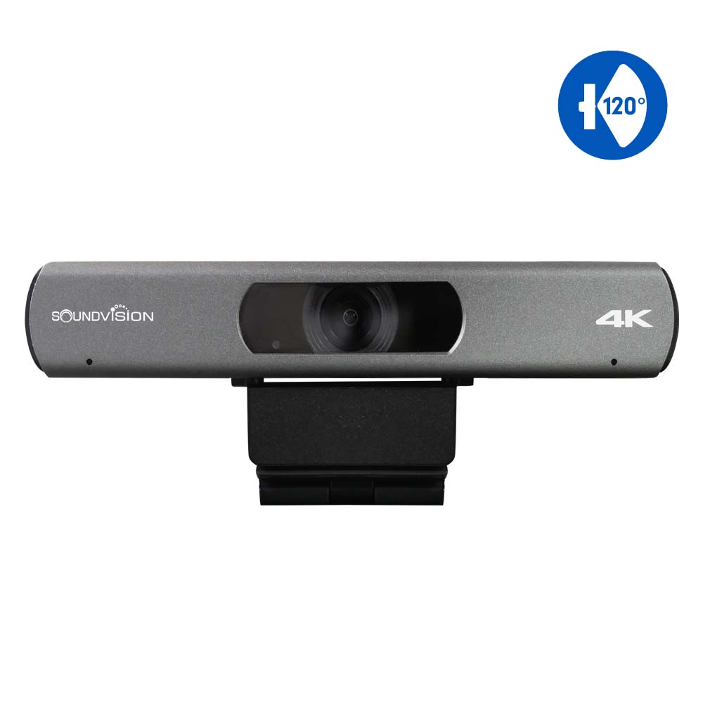 SoundVision VC-4K Pro (120°) 4K Ultra HD Ai Smart Auto Framing ePTZ Digital Zoom