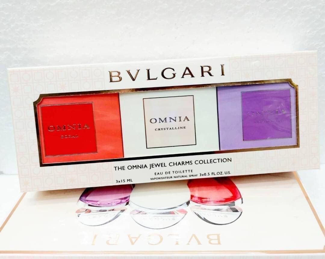น้ำหอมBvlgari The Omnia Jewel Charms Collection Set.