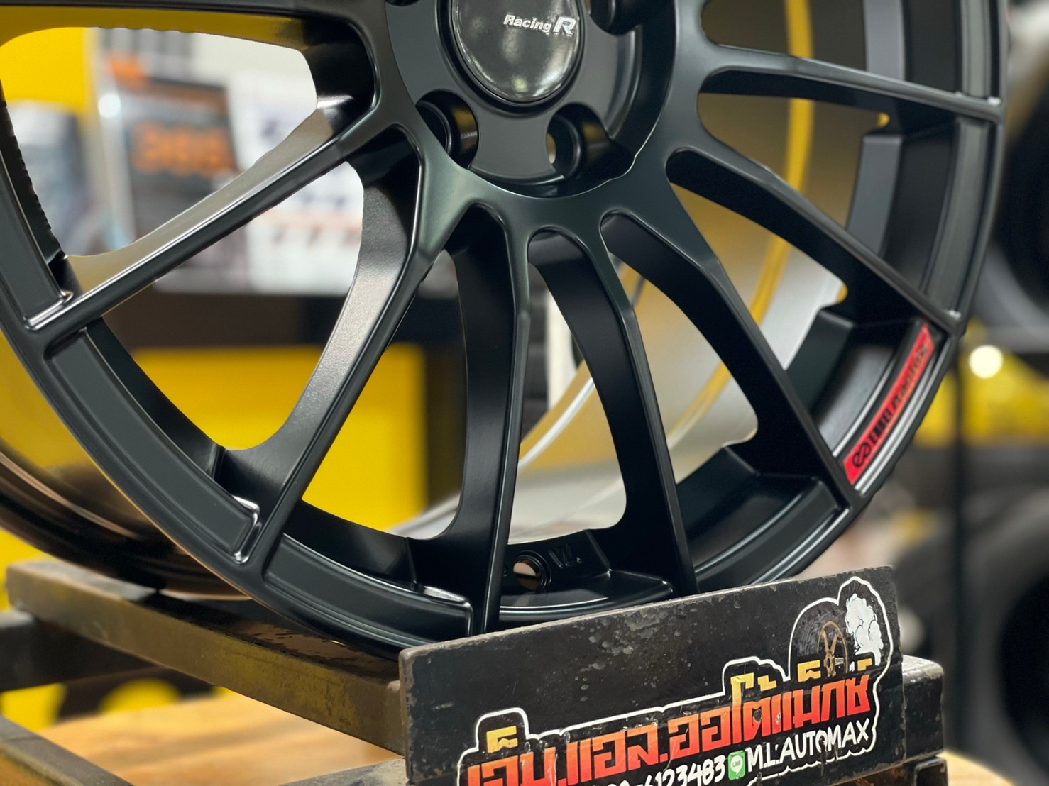 ล้อแม็กซ์ SSW ลายRS005 S254 ล้อแม็กซ์ขอบ17 5รู114.3 สีดำด้าน งานStamford Sport Wheel