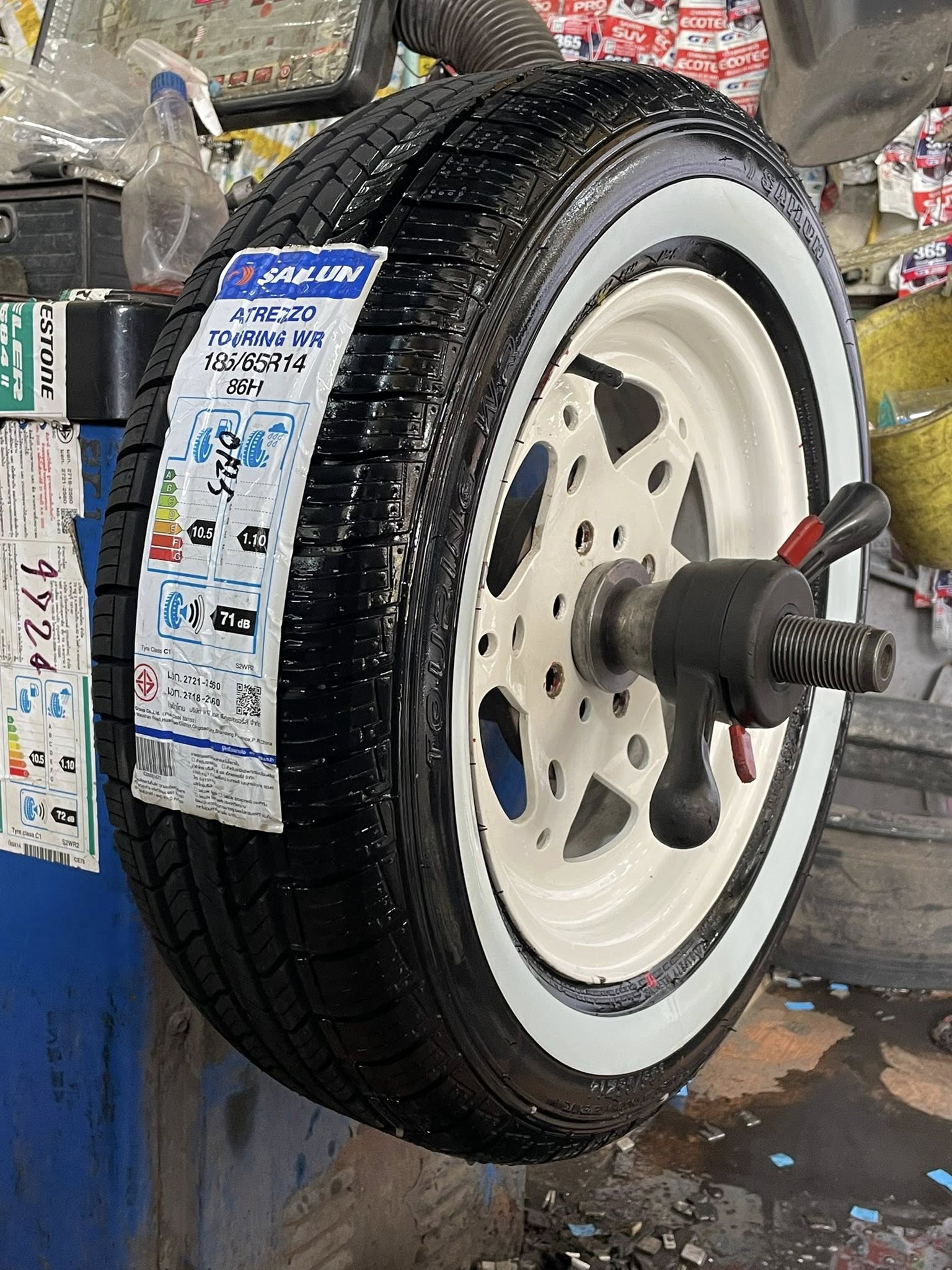 MORRIS_MINOR🚘💫 🛞🐘#SAILUN_ขอบขาว_185/65R14 🛞