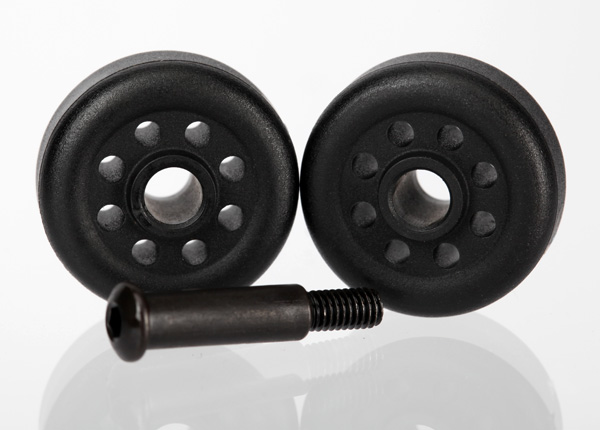 6977 Wheels (2)/ axle (1) (for wheelie bar, #6978)