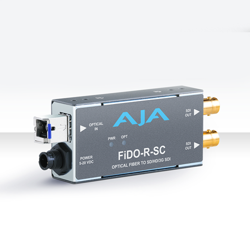 FiDO-R-SC 1-Channel Single-Mode SC Fiber to 3G-SDI Receiver