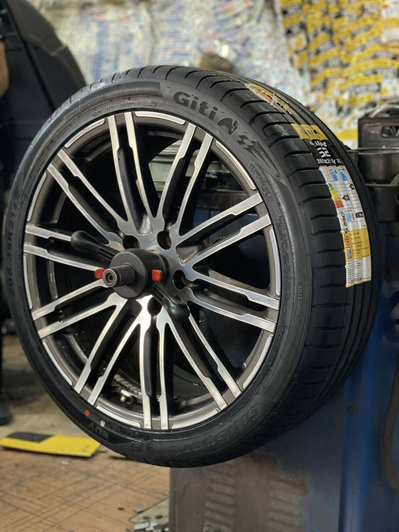 PORSCHE_CAYENNE เปลี่ยนยาง 💫 #GITI_Sport_S2_295/35R21