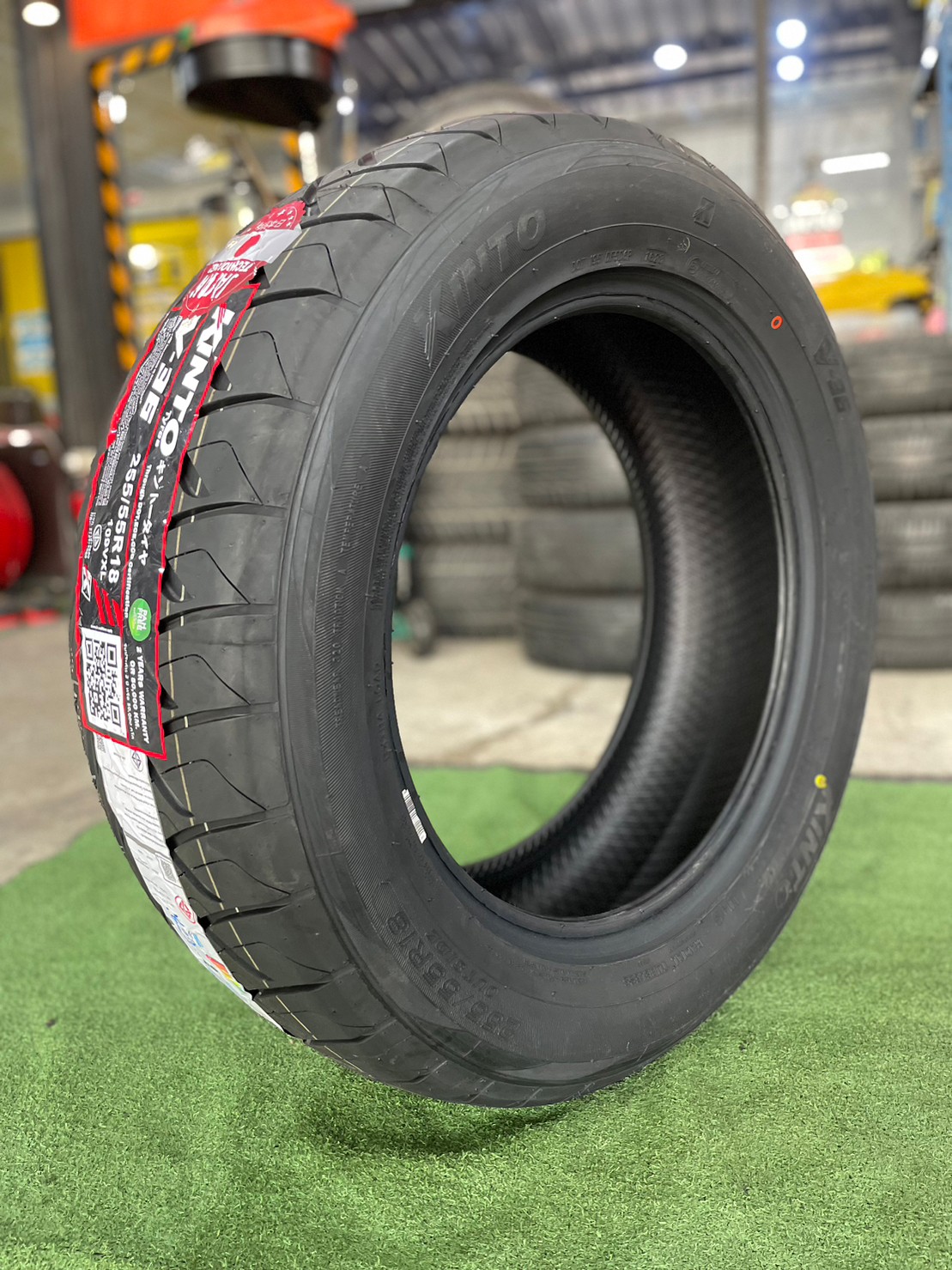 KINTO V36 255/50R18 ยางใหม่ปี2023 (โปรโมชั่น)