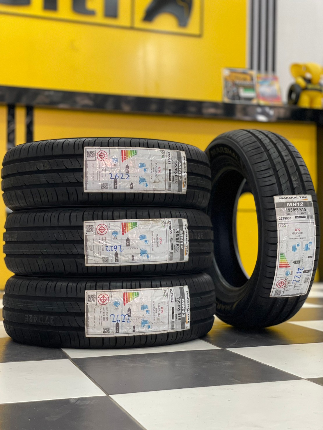 MARSHAL MH12 195/65R15 ยางใหม่ปี2022