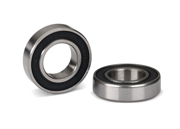 4889X Ball bearings, black rubber sealed (10x19x5mm) (2)