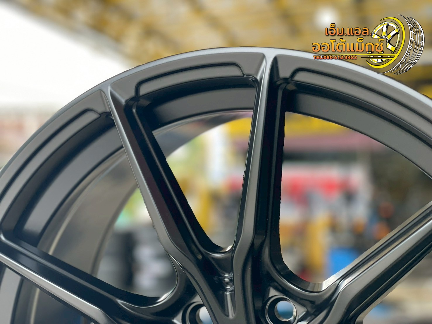 ล้อแม็กซ์ใหม่ขอบ18 #EMOTION-R Model #P01 18x8 ET35 5x114.3 สีดำเงา