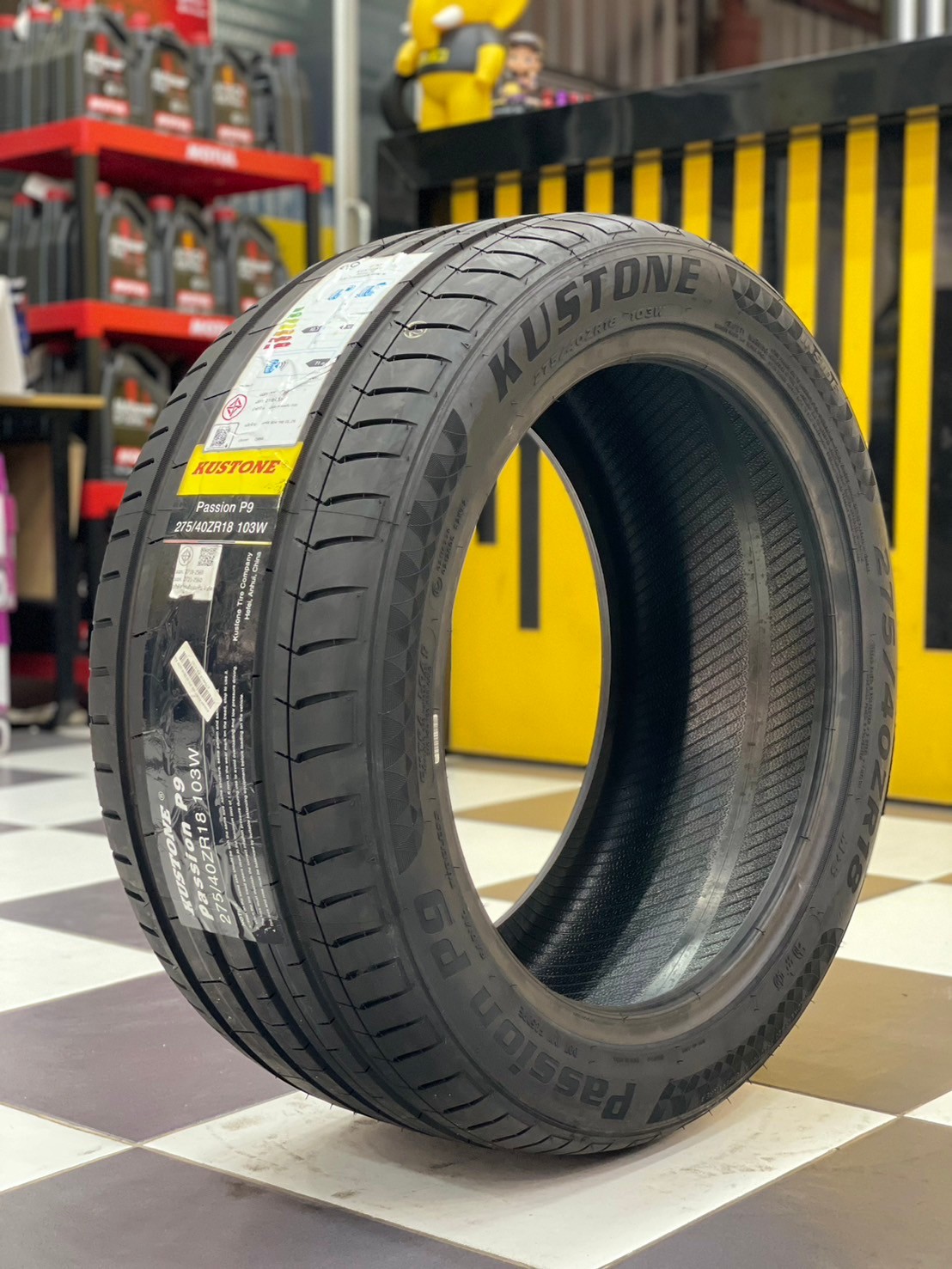 ยางใหม่ คูสโตน KUSTONE PASSION P9 275/40R18 ยางใหม่ปี2024