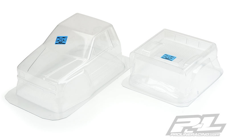PRO-3466-00 1985 Toyota HiLux SR5 Clear Body (Cab + Bed) for SCX10 Trail Honcho 12.3" (313mm) Wheelbase
