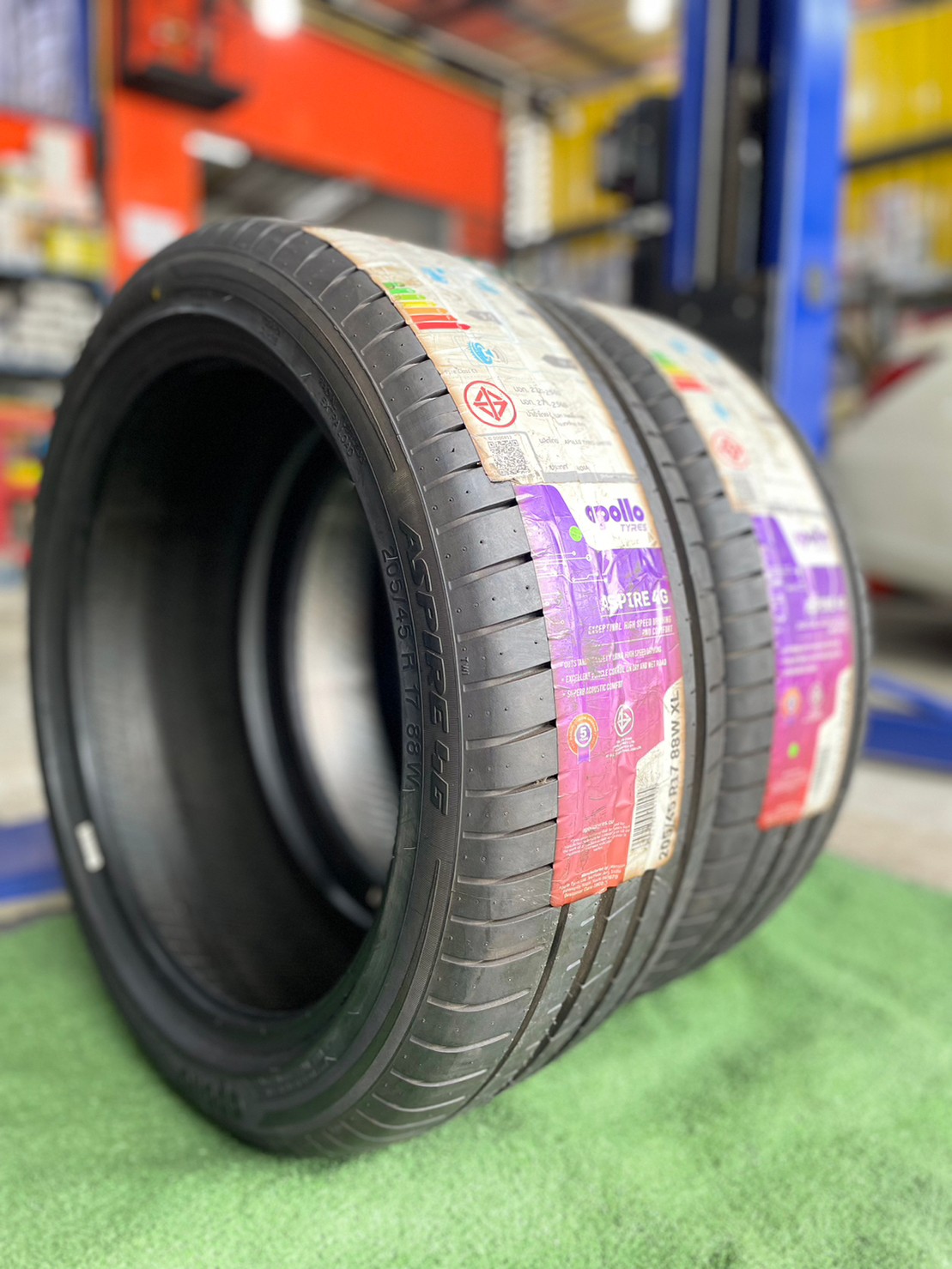 Apollo Aspire4G 205/45R17 ยางใหม่ปี21 (มี2เส้น)