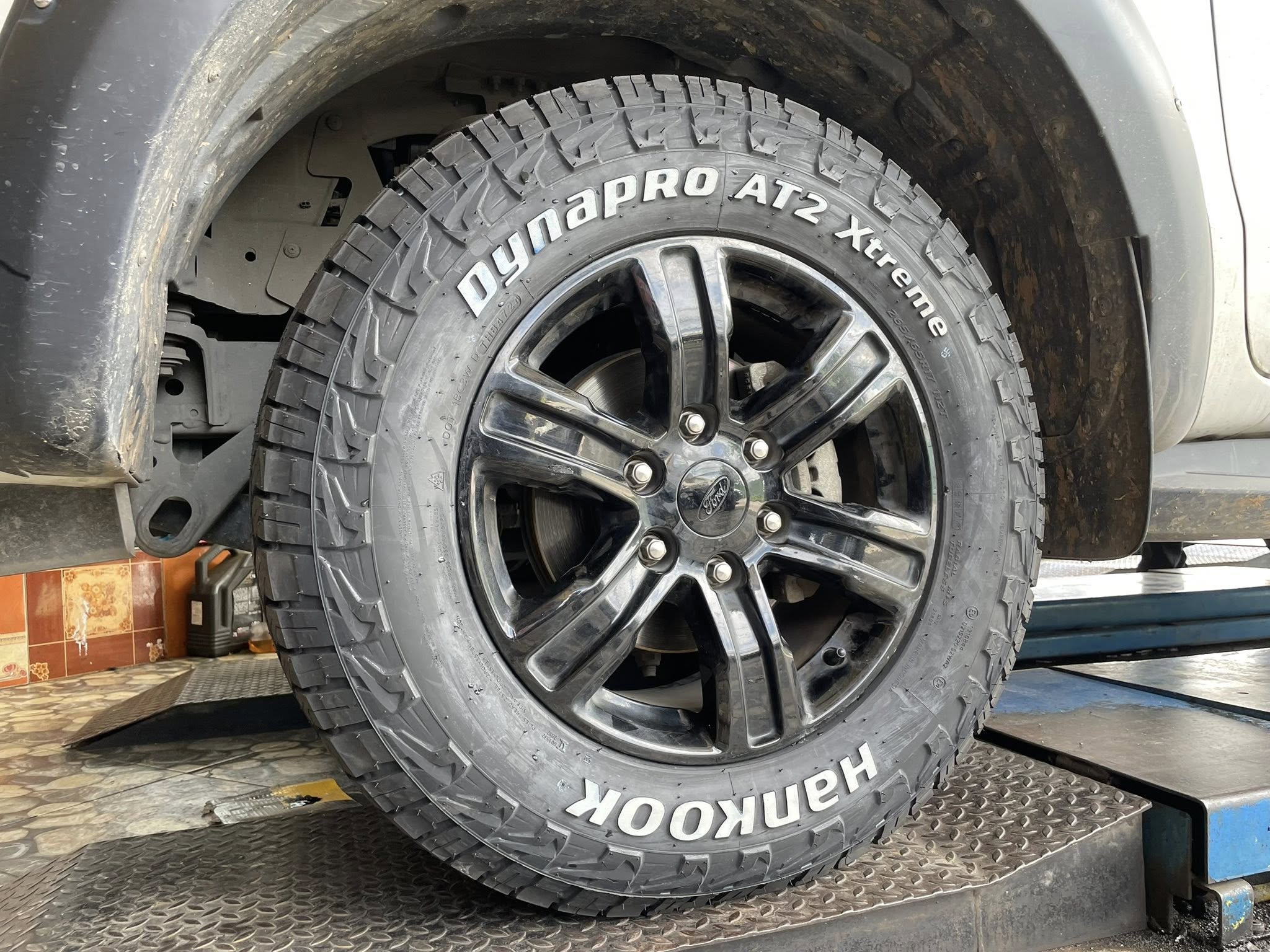 FORD_RANGER🚘ติดตั้งเปลี่ยนยาง 🛞🐘#HANKOOK_AT2Xtreme_265/65R17