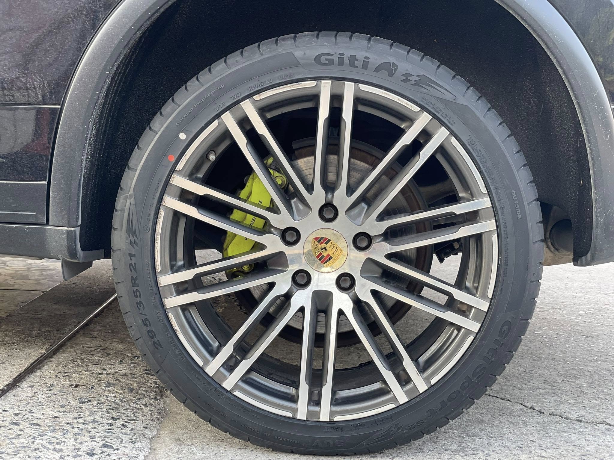 PORSCHE_CAYENNE 🚘เปลี่ยนยาง 🛞🐘#GITI_SportS2_295/35R21