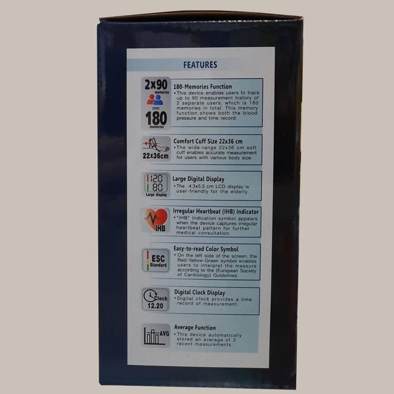 Arm Blood Pressure Monitor เครื่องวัดความดัน รุ่น BP101K