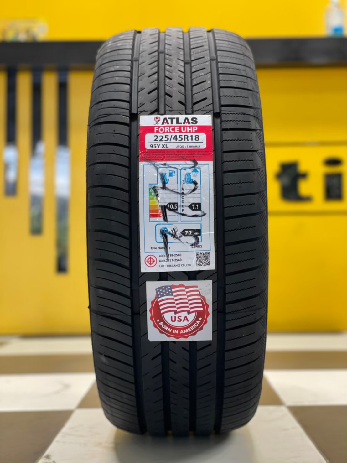 ATLAS FORCE UHP 225/45R18 ยางใหม่ปี 2022