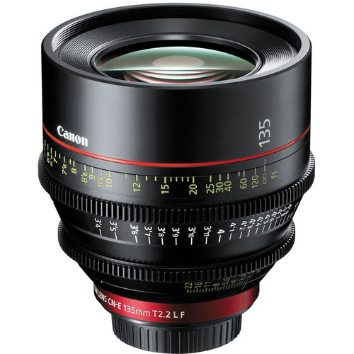 เลนส์ Canon CN-E 135mm T2.2 L F Cinema Prime Lens (EF Mount)