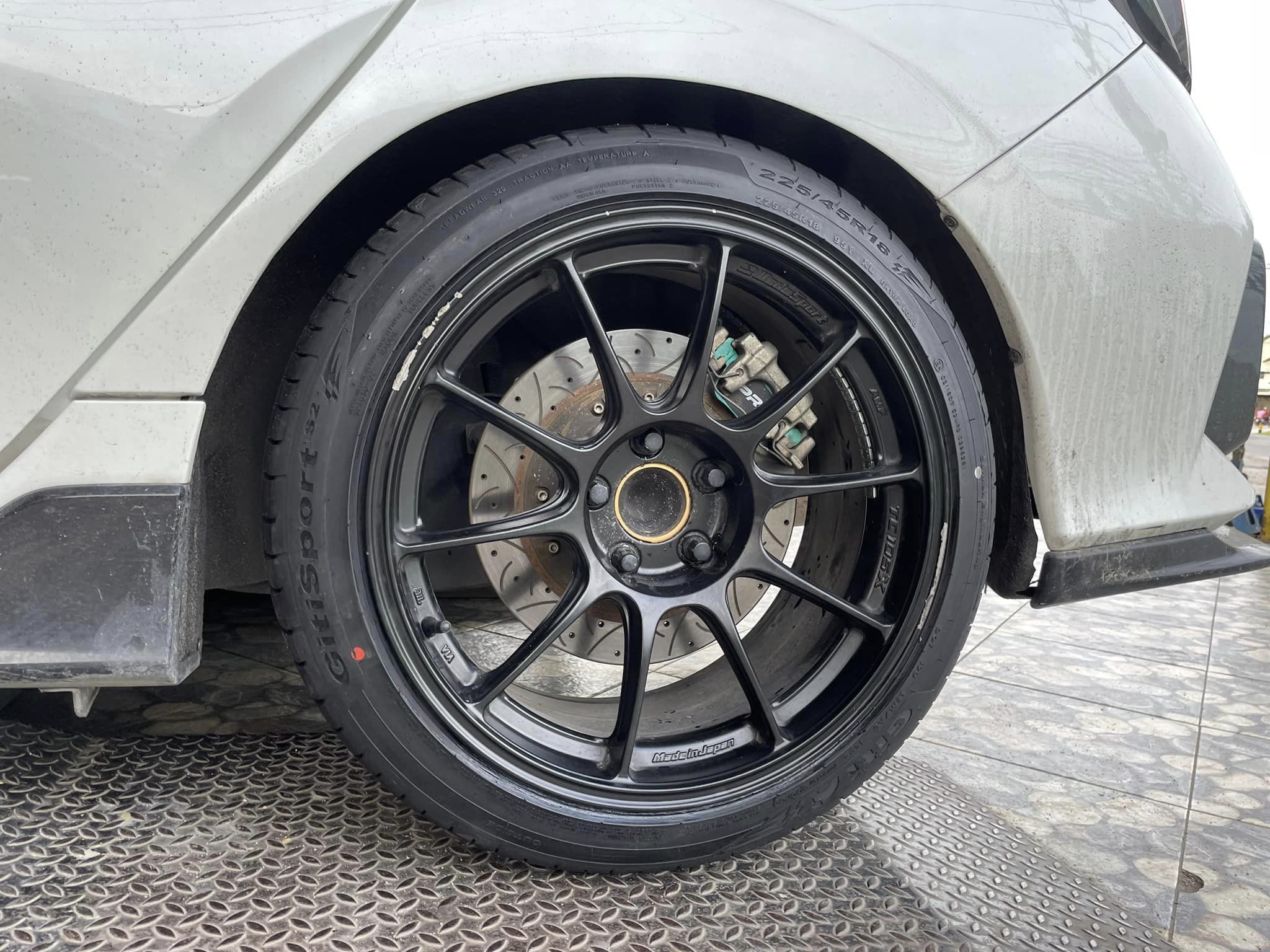 🚗#HONDA_CIVIC❤️🚘 🛞#ยางจีที #ยางสปอร์ตสมรรถนะการขับขี่สูง 🛞 🛞#Giti_SportS2 225/45R18🛞