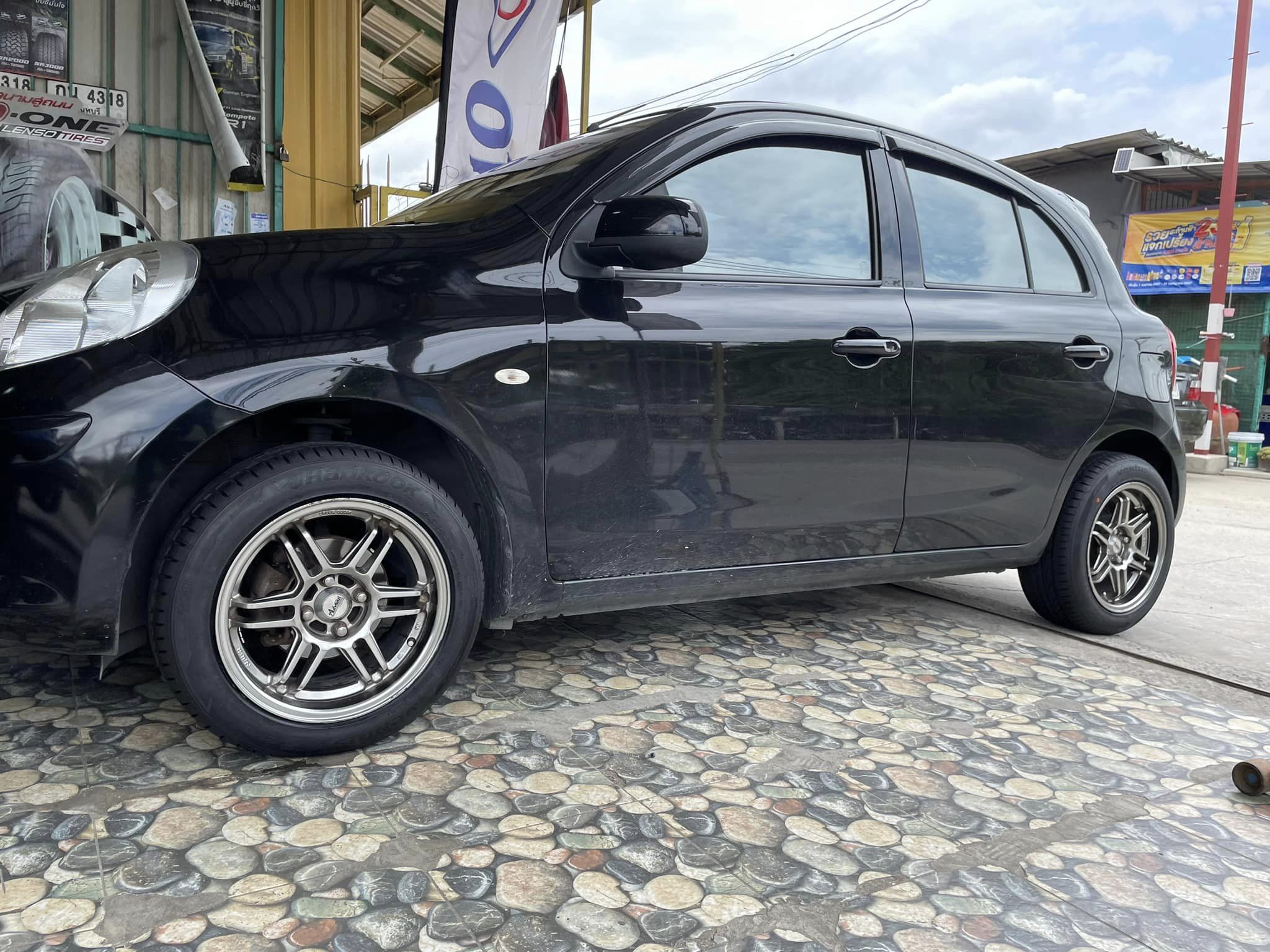 NISSAN_MARCH #HANKOOK_V12_195/55R15