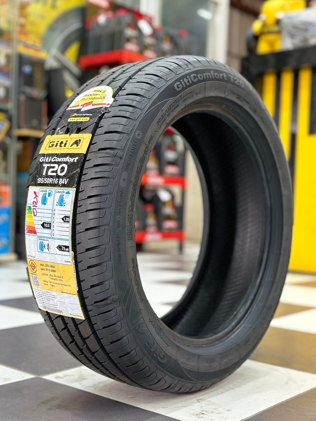 🛞#ยางใหม่จีที GITI ComfortT20 195/50R16 ยางใหม่ปี2024 🛞