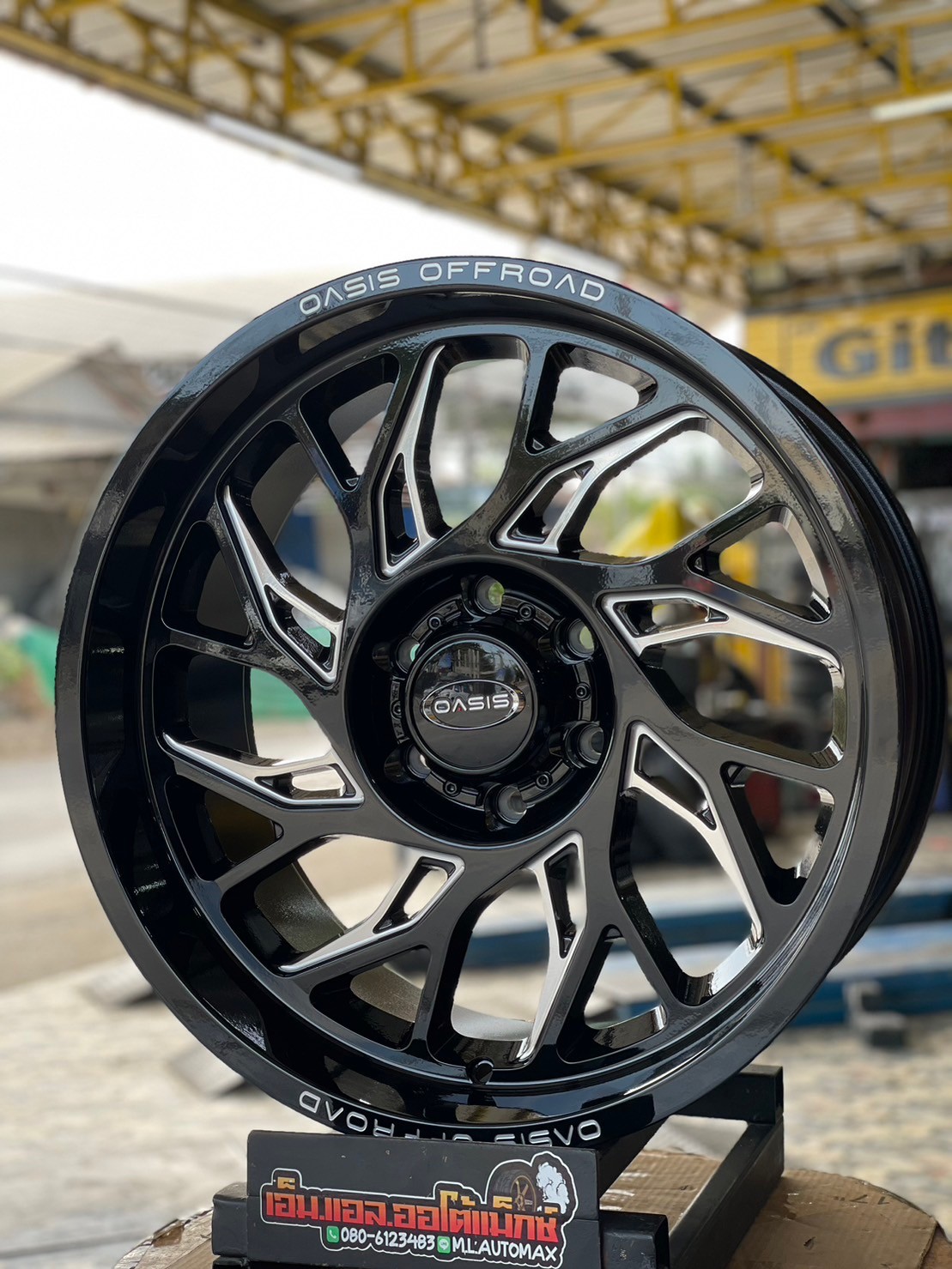 ล้อแม็กซ์ใหม่ขอบ20 OASIS Bravo GT-1 20x9.0 ET0 6x139.7 สีดำ หล่อดุดัน