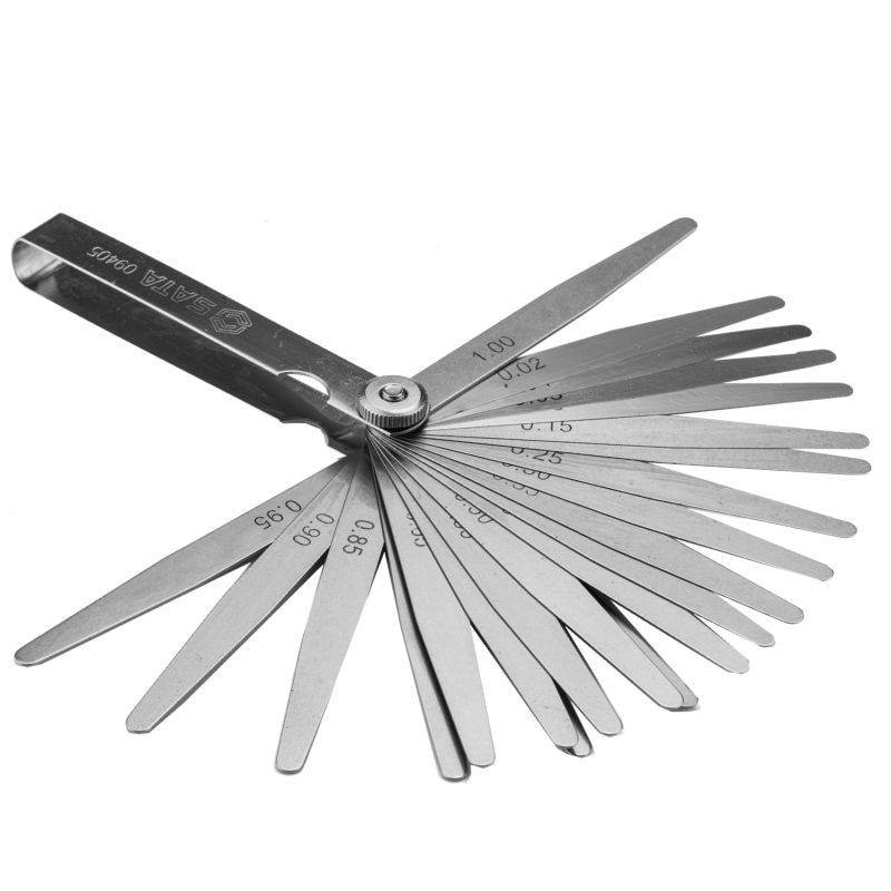 ฟิลเลอร์เกจ 23 ชิ้น 0.02-1 mm. No.09405 SATA