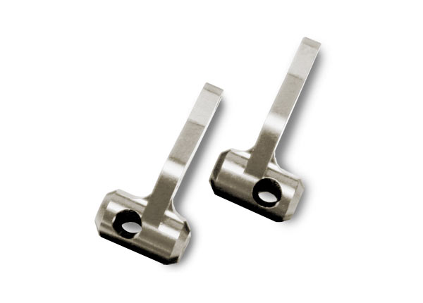 5536R Steering blocks, titanium-anodized 6061-T6 aluminum (left & right) (For use with 25 and 30-degree caster blocks)
