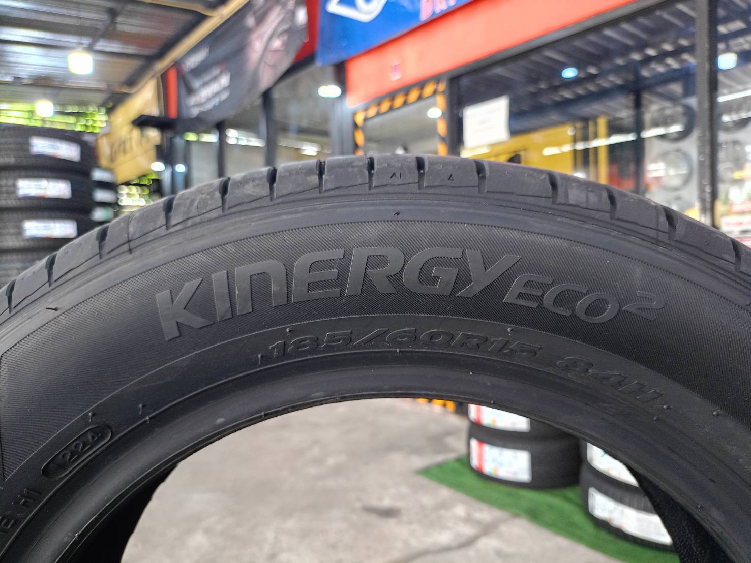 💥💥#HANKOOK #Kinergy eco2 185/60R15 ยางใหม่ปี2024💥💥 (3เส้น)