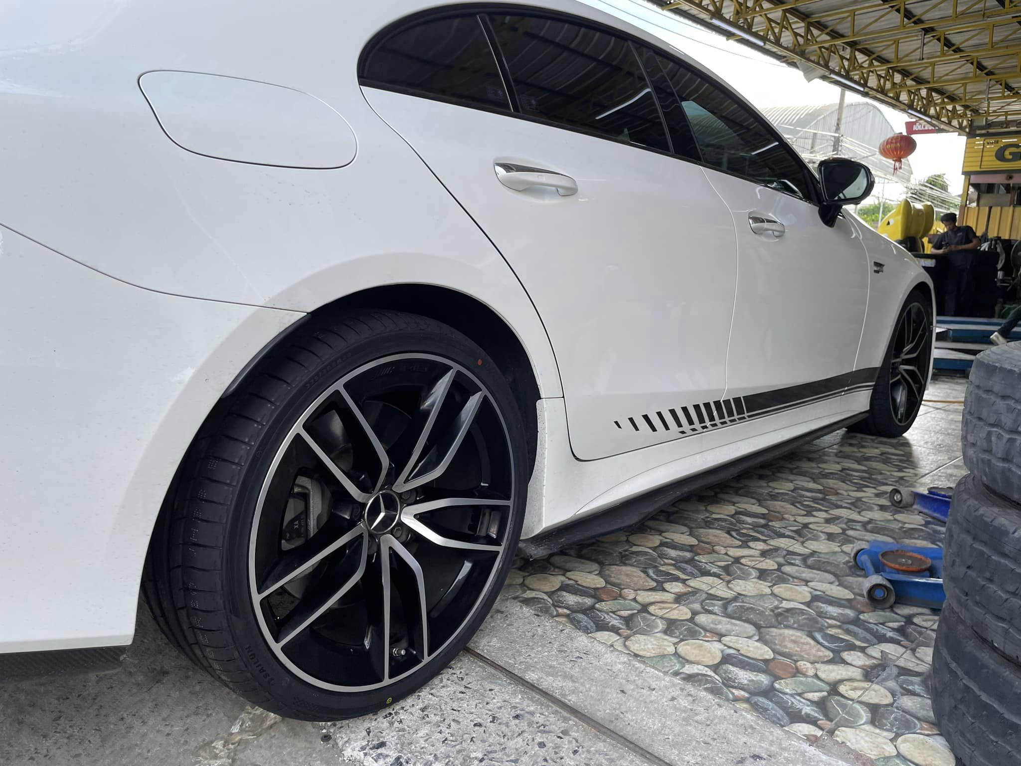 BENZ_CLS53🚘เปลี่ยนยางสปอร์ตสมรรถนะสูง#SAILUN_ZSR2_Ecopoint3_245/35R20 ❤️ 🛞 #SAILUN_ZSR2_Ecopoint3_275/30R20