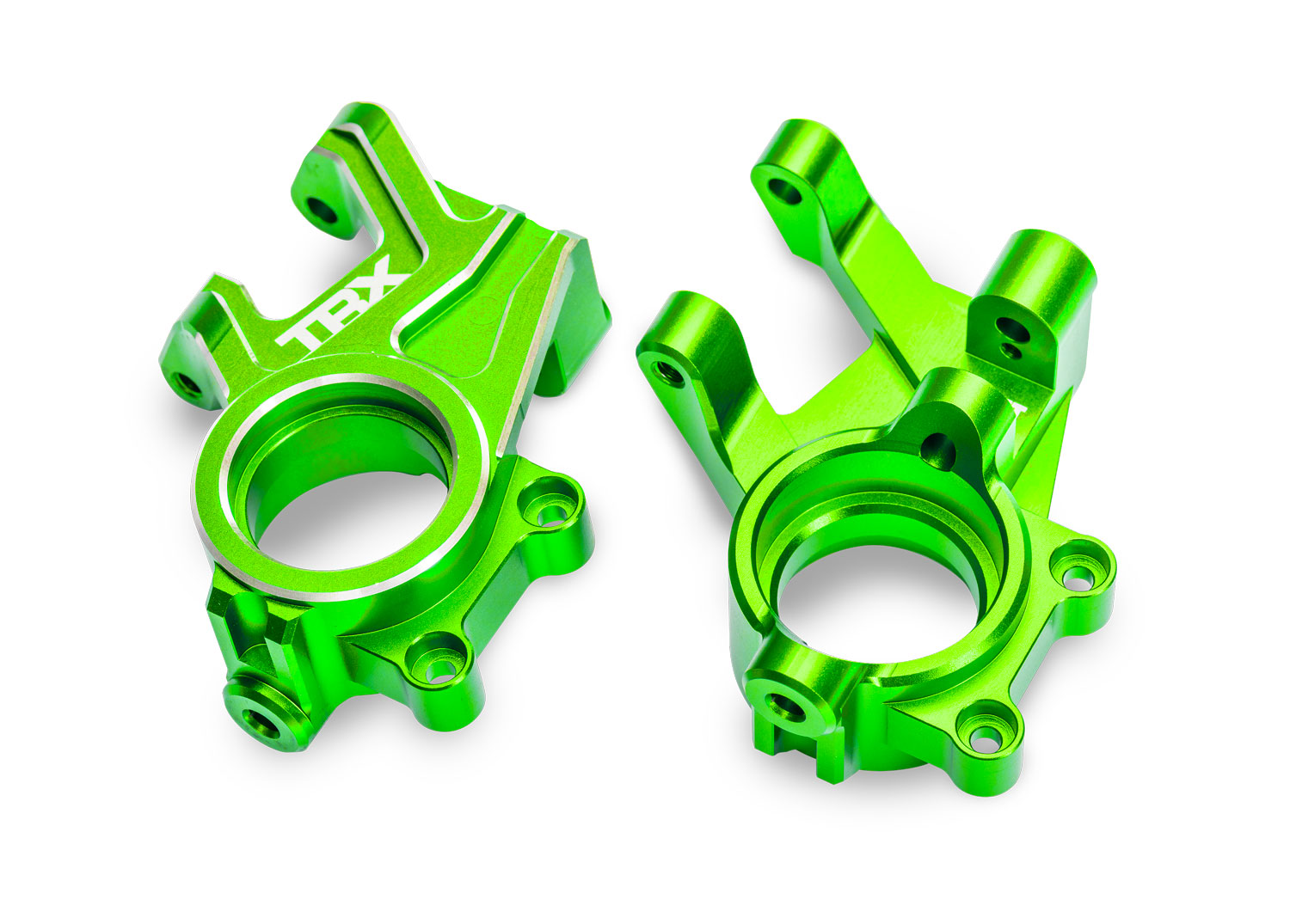 10936-GRN Sand Car Green Aluminum Steering Blocks (L&R)